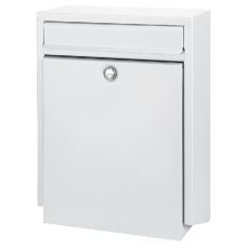 DAD Decayeux D100 Series Post Box  - White