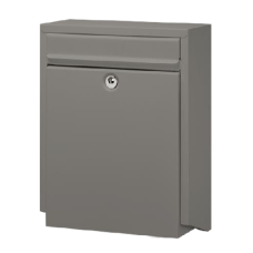DAD Decayeux D100 Series Post Box  - Quartz Grey