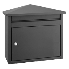 DAD Decayeux D560 Series Post Box  - Anthracite Grey