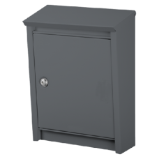 DAD Decayeux D110 Series Post Box  - Anthracite Grey