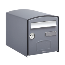 DAD Decayeux D800 Series Post Box  - Grey