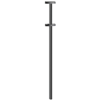 DAD Decayeux P100 Series Post Box Mounting Pole  - Anthracite Grey