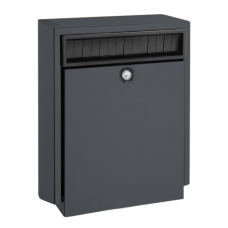 DAD Decayeux D410 Series Anti Theft Post Box  - Anthracite Grey