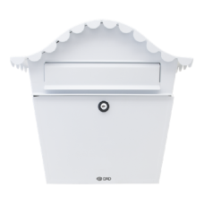 DAD Decayeux Sirocco Post Box  - White