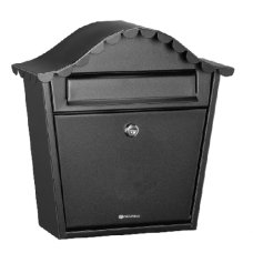 DAD Decayeux Sirocco Post Box  - Black