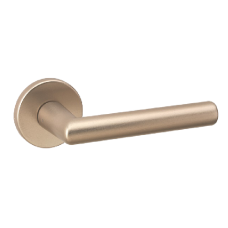 URFIC Easy Click Titan Lever On Rose  - Stainless Steel Effect