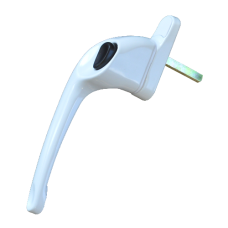 ERA Maxim Offset Non Locking Espag Handle  Left Handed - White