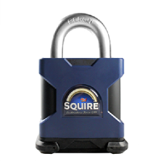 SQUIRE Stronghold Open Shackle Padlock Body Only To Take Scandinavian Oval Insert 50mm Slot