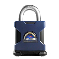 SQUIRE Stronghold Open Shackle Padlock Body Only To Take Scandinavian Oval Insert 65mm Slot