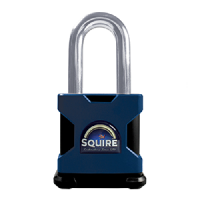 SQUIRE Stronghold Long Shackle Padlock Body Only To Take Scandinavian Oval Insert 65mm Tang