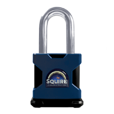 SQUIRE Stronghold Long Shackle Padlock Body Only To Take Scandinavian Oval Insert 65mm Tang