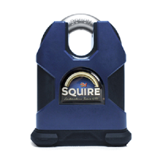 SQUIRE Stronghold Closed Shackle Padlock Body Only To Take Scandinavian Oval Insert 80mm Slot