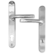 MILA Kite Secure PAS24 2 Star 240mm Lever/Lever Door Furniture Chrome  - Polished Chrome