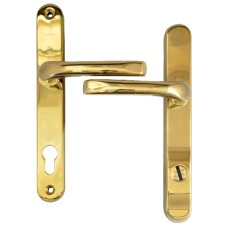 MILA Kite Secure PAS24 2 Star 240mm Lever/Lever Door Furniture  - Gold