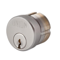 UNION 2X11 Screw-In Cylinder  KD Single 2 keys - Satin Chrome