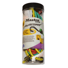 MASTER LOCK Twin Wire Bungee Cord Set of 6 - Assorted Colours