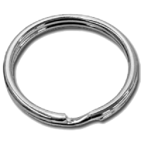 ALDRIDGE Split Rings 30mm - Chrome Plated