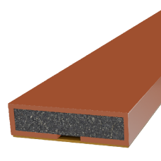 FIRESTOP 2.1m Intumescent Strip - Fire Only 15mm x 4mm  - Brown