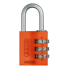 ABUS 145/30 Travel Light Combination Padlock  - Orange