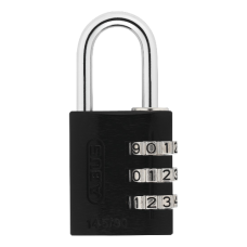 ABUS 145/30 Travel Light Combination Padlock  - Black