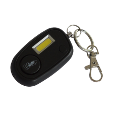 MINDER Mini High Intensity COB Keyring Torch Alarm  - Black