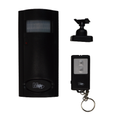 MINDER Mini PIR Alarm with Remote  - Black