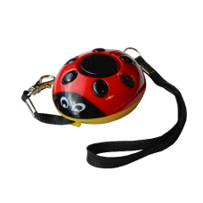 MINDER Screaming Ladybug Personal Alarm  - Red