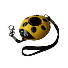 MINDER Screaming Ladybug Personal Alarm  - Yellow