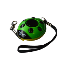 MINDER Screaming Ladybug Personal Alarm  - Green