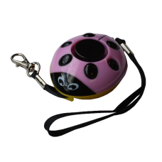 MINDER Screaming Ladybug Personal Alarm  - Pink