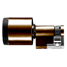 EVVA AirKey Euro Half Proximity Cylinder Sizes 31mm to 92mm  - Bronze