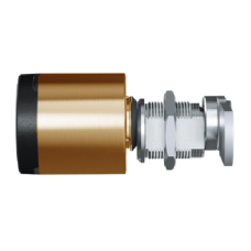 EVVA AirKey Proximity Cam Lock MB19 23mm  - Polished Brass