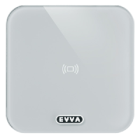 EVVA AirKey Proximity Wall Reader Flush  - Silver