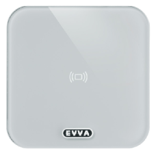 EVVA AirKey Proximity Wall Reader Surface Silver - White