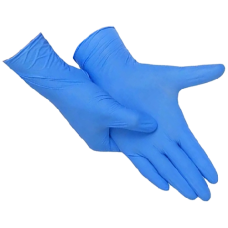 ALDRIDGE Powder Free Nitrile Gloves Box Of 100 Medium - Blue