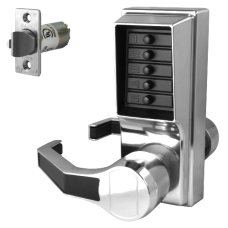 DORMAKABA Simplex L1000 Series L1011 Digital Lock Lever Operated  Left Handed LL1011-26D - Satin Chrome