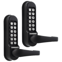 CL0510 Back To Back Marine By Codelocks Digital Lock  Without Passage Set - Black