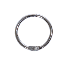 TUTEMANN Hinged Jailers Ring 25mm - Nickel Plated