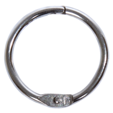 TUTEMANN Hinged Jailers Ring 90mm - Nickel Plated