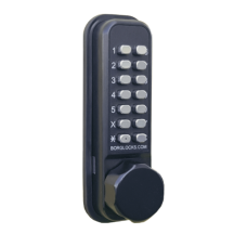 BORG LOCKS BL2605 ECP Marine Grade Pro Digital Rim Deadbolt Lock BL2605MGECP - Black (Marine Grade Pro)