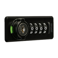 CODELOCKS KitLock KL20 Horizontal Mechanical Combination Lock With Auto Scramble KL20 Right Handed - Black