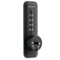 CODELOCKS Kitlock KL15 Public Function Mechanical Combination Lock Vertical - Black