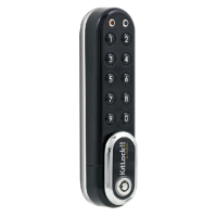 CODELOCKS Kitlock KL1000 G3 Battery Operated Digital Cabinet Lock Black - Black & Silver