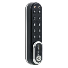 CODELOCKS Kitlock KL1000 G3 Battery Operated Digital Cabinet Lock Black - Black & Silver