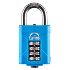 SQUIRE CP40S & CP50S All-Weather Combination Padlock 50mm  - Stainless Steel