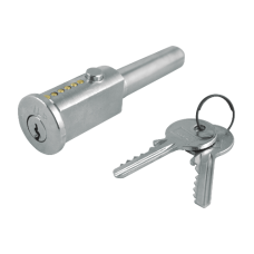 ILS FDM007-1 Round Face Bullet Lock 91mm x 25mm x 42mm FDM.007-1 Keyed Alike - Nickel Plated
