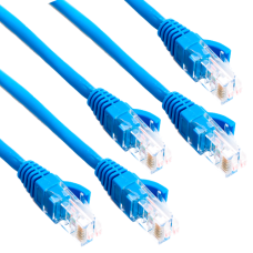 HAYDON MARKETING RJ45 CAT5e Patch Lead 5 Pack 2m  - Blue