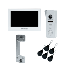 Amalock SV1 Smart Video Entry Kit Surface Including 7 Inch Monitor - Silver