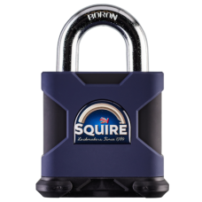 SQUIRE SS80S Elite Dimple Cylinder Open Shackle Padlock Keyed To Differ  - Dark Blue