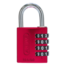 ABUS 144 40 Combination Padlock 40mm Body - Red